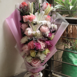 Mix flower hand bouque - Hu Florist 003